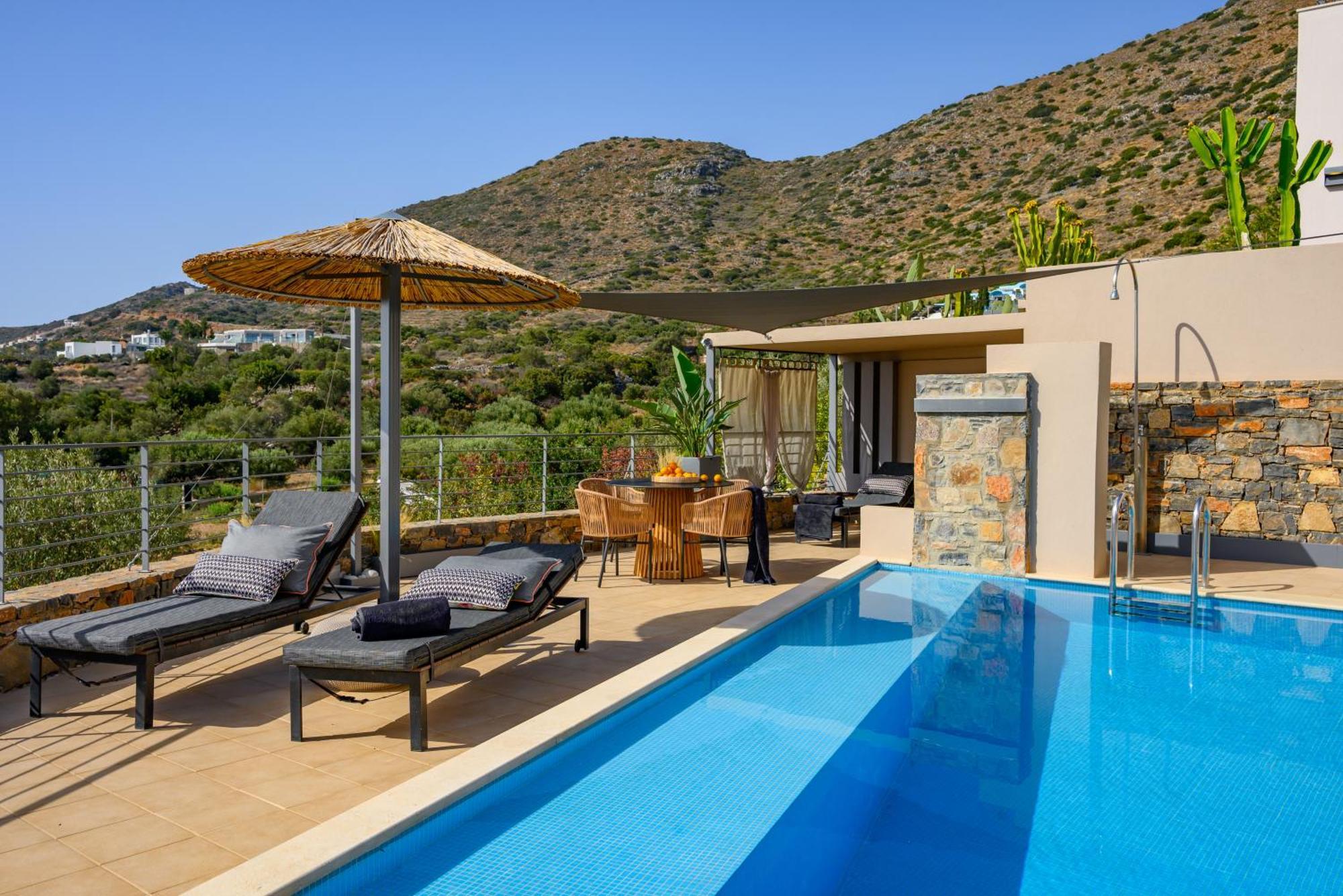 Anemos Elounda Villas Luaran gambar